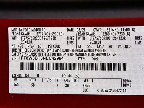 Used 2022 Ford F350 Lariat w/ Lariat Value Package image 15