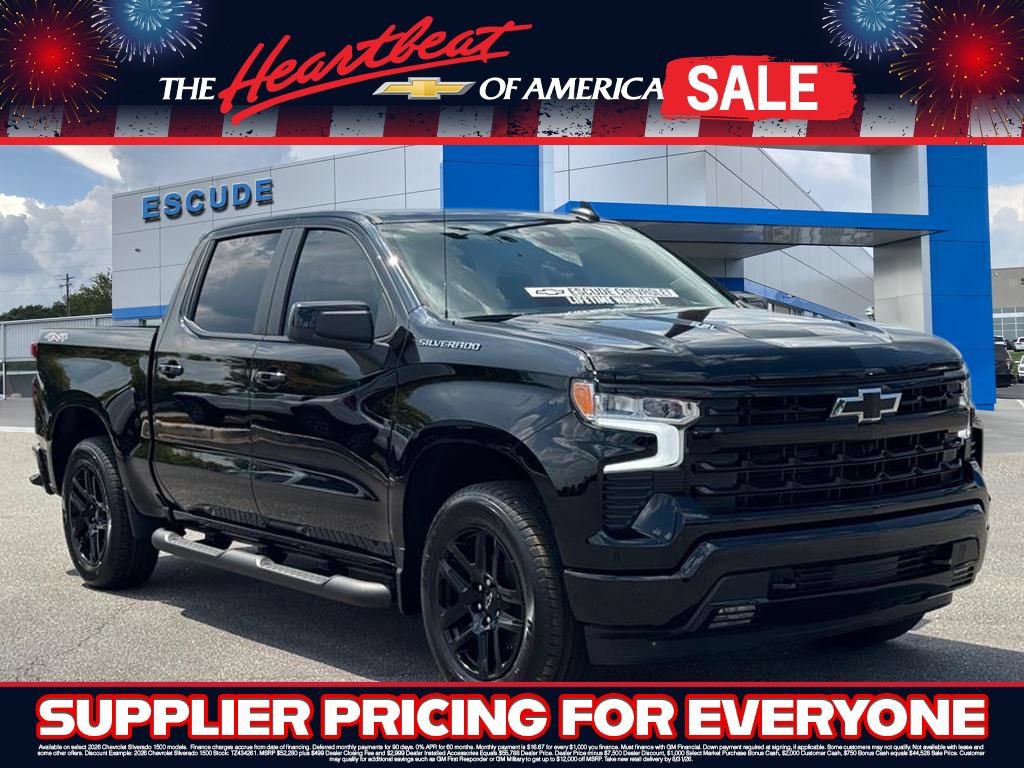 New 2026 Chevrolet Silverado 1500 RST w/ Convenience Package II AWD/4WD image 1