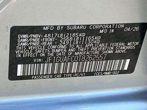 New 2026 Subaru Impreza 2.0i Sport AWD/4WD image 30