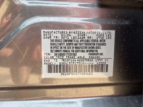 Certified 2026 Nissan Sentra SR w/ Floor Mat Package FWD image 30