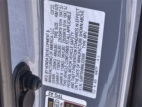 Used 2022 Honda CR-V Touring image 38