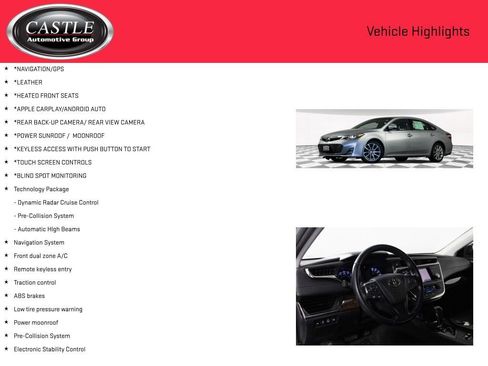 Used 2014 Toyota Avalon Limited image 3