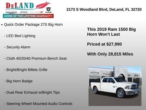 Used 2019 RAM 1500 Big Horn image 18