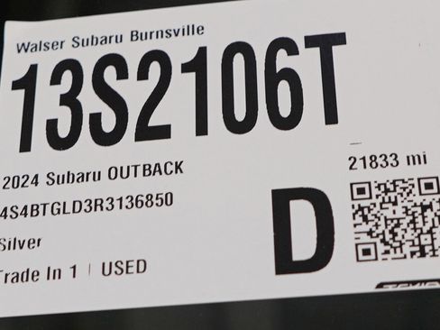 Used 2024 Subaru Outback Onyx Edition XT image 30
