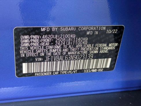 Used 2022 Subaru WRX Limited image 26