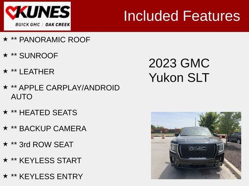 Used 2023 GMC Yukon SLT w/ SLT Premium Package AWD/4WD image 2