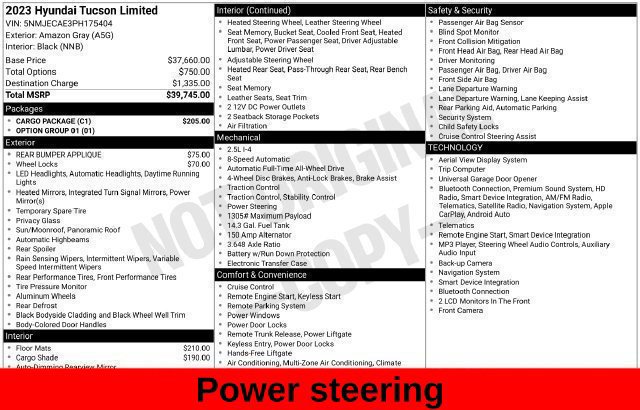 Used 2023 Hyundai Tucson Limited w/ Cargo Package AWD/4WD image 24