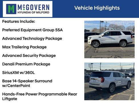 Used 2022 GMC Yukon Denali w/ Denali Premium Package image 4