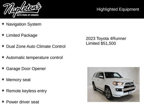 Used 2023 Toyota 4Runner Limited AWD/4WD image 16