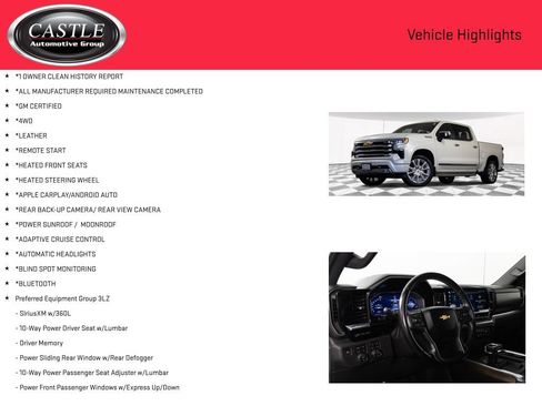 Used 2024 Chevrolet Silverado 1500 High Country w/ High Country Premium Package AWD/4WD image 3