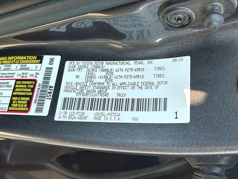 Used 2018 Toyota Tundra SR5 w/ SR5 Upgrade Package AWD/4WD image 35