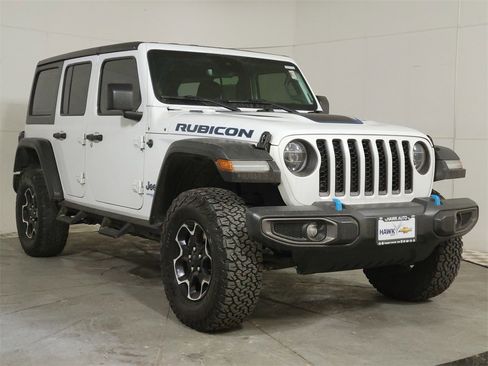 Used 2021 Jeep Wrangler Unlimited Rubicon 4xe w/ Cold Weather Group image 1