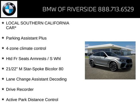 Used 2020 BMW X6 M Competition w/ Executive Package image 15