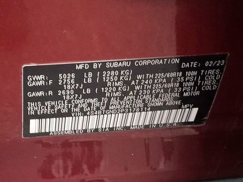 Used 2023 Subaru Outback Limited XT image 28