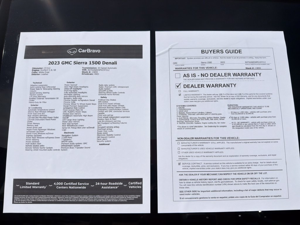 Certified 2023 GMC Sierra 1500 Denali w/ Denali Reserve Package AWD/4WD image 30