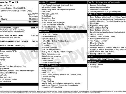 Used 2024 Chevrolet Trax LS w/ LS Convenience Package FWD image 33