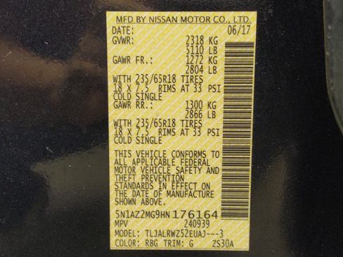 Used 2017 Nissan Murano SL FWD image 33