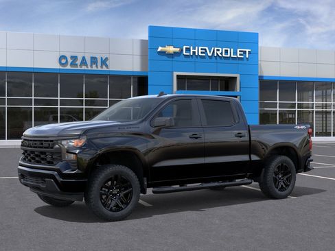 New 2026 Chevrolet Silverado 1500 Custom w/ Turbomax Blackout Package AWD/4WD image 2