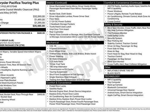 Used 2018 Chrysler Pacifica Touring Plus image 32