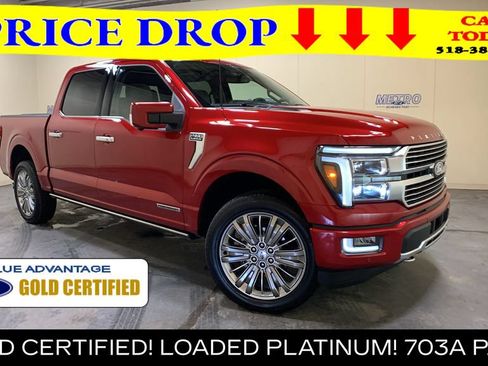 Certified 2024 Ford F150 Platinum w/ Equipment Group 703A Plus AWD/4WD image 1