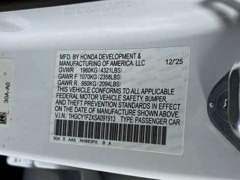 New 2025 Honda Accord LX image 35