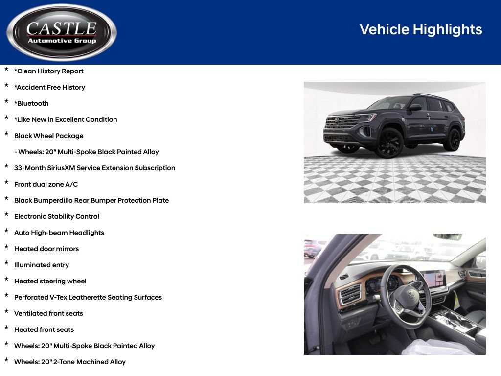 Certified 2026 Volkswagen Atlas SE AWD/4WD image 3