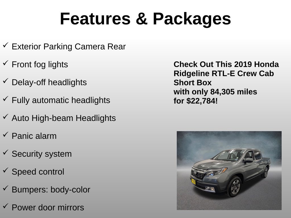 Used 2019 Honda Ridgeline RTL-E image 24