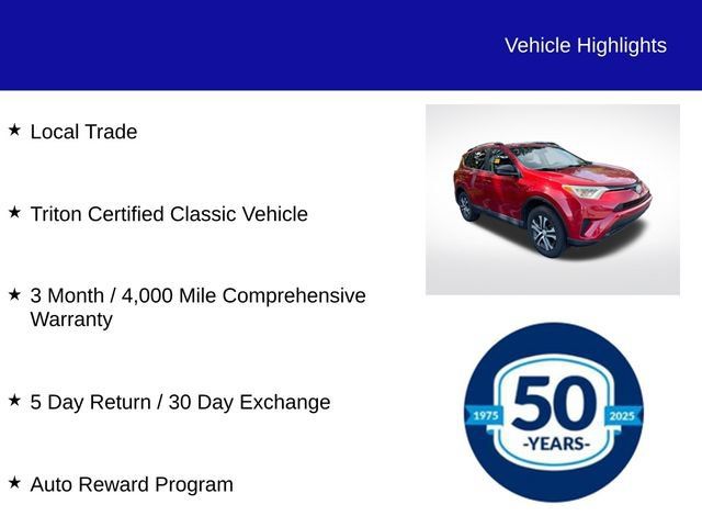 Used 2017 Toyota RAV4 LE w/ All Weather Liner Package AWD/4WD image 5