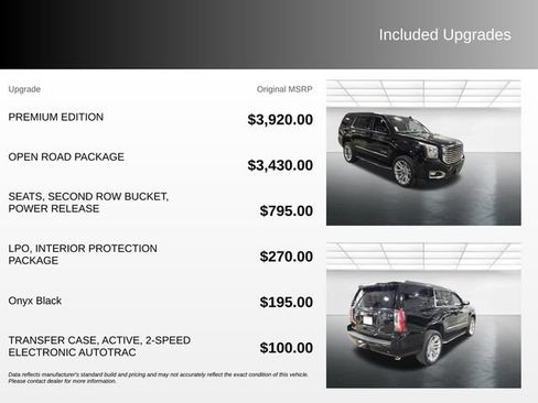 Used 2020 GMC Yukon SLT w/ Premium Edition AWD/4WD image 4