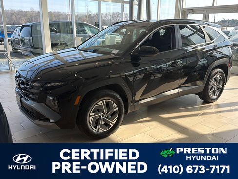 Certified 2025 Hyundai Tucson Blue image 1