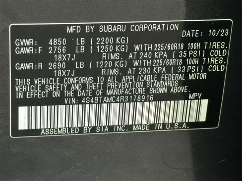 Certified 2024 Subaru Outback Limited image 26