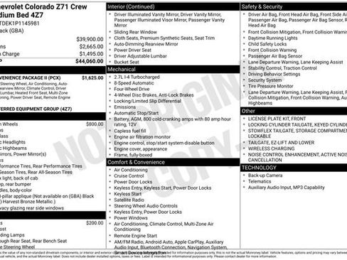 Used 2023 Chevrolet Colorado Z71 w/ Z71 Convenience Package 2 AWD/4WD image 30