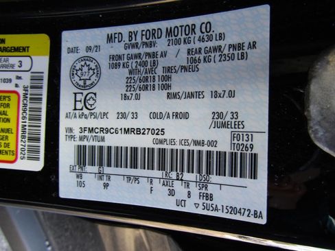 Used 2021 Ford Bronco Sport Outer Banks w/ Outer Banks Package (96D) image 23