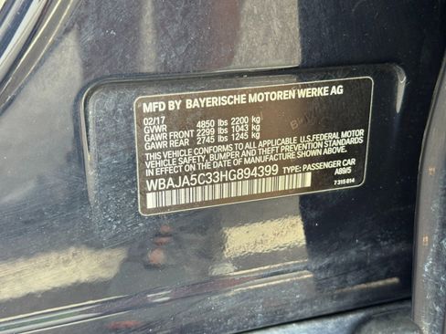Used 2017 BMW 530i RWD image 44