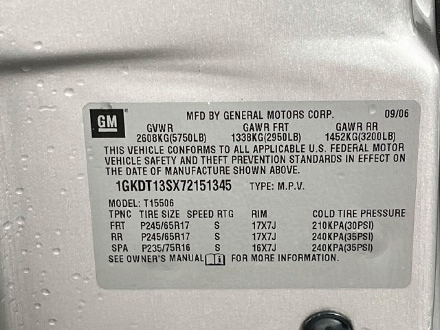 Used 2007 GMC Envoy SLE AWD/4WD image 10