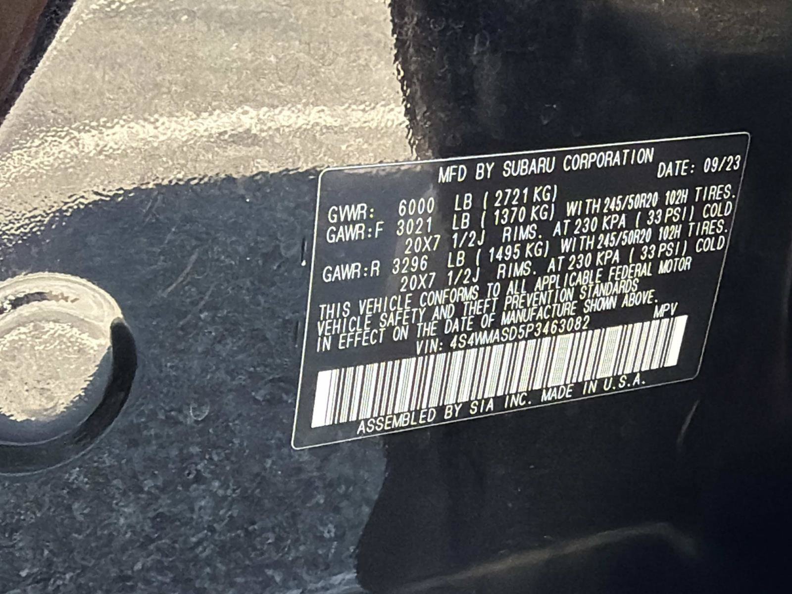 Used 2023 Subaru Ascent Limited AWD/4WD image 35