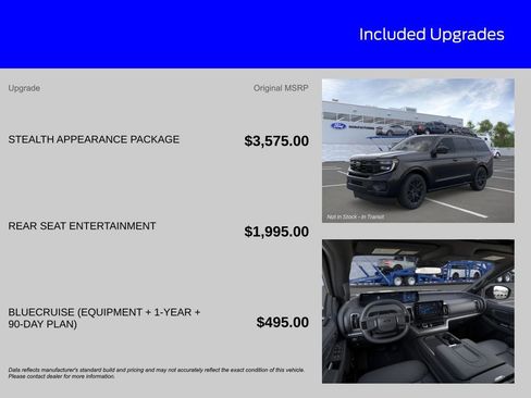 New 2026 Ford Expedition Platinum w/ Stealth Appearance Package image 7