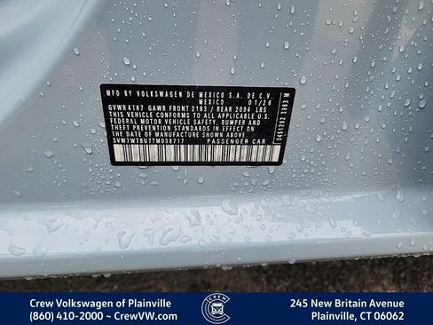New 2026 Volkswagen Jetta SE FWD image 35