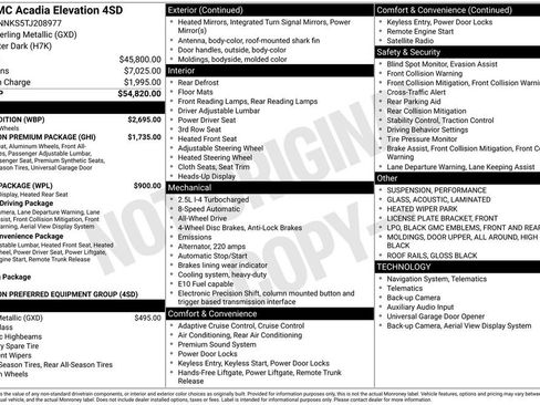 Used 2026 GMC Acadia Elevation w/ Black Edition AWD/4WD image 16