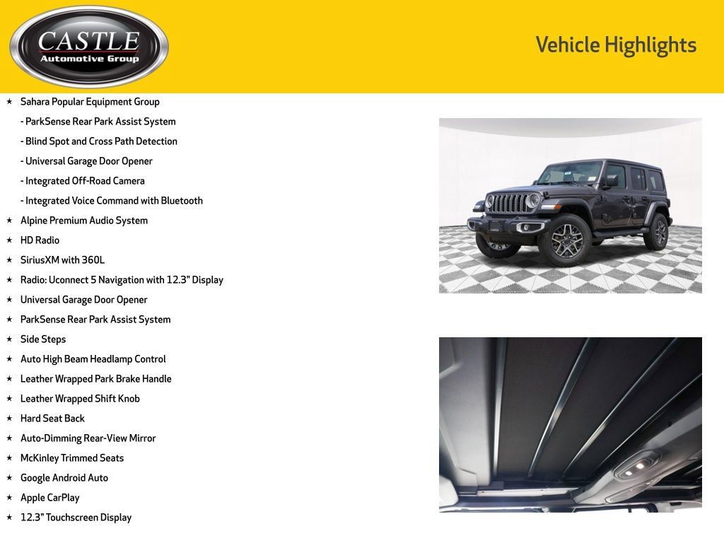New 2026 Jeep Wrangler Unlimited Sahara AWD/4WD image 6