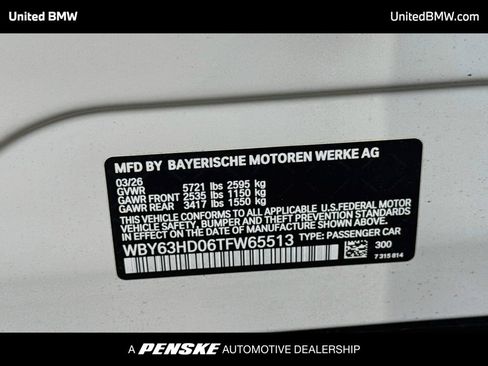 New 2026 BMW i4 eDrive40 w/ M Sport Package RWD image 16