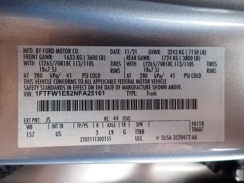Certified 2022 Ford F150 XLT w/ Equipment Group 302A High AWD/4WD image 24