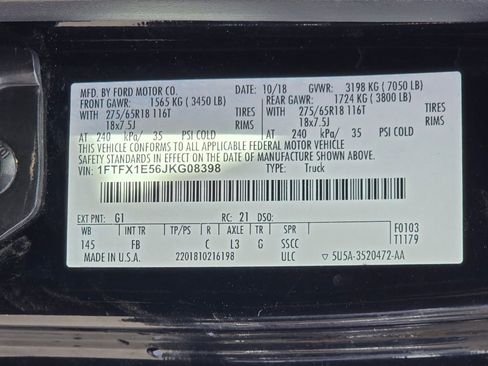 Used 2018 Ford F150 XLT w/ Equipment Group 302A Luxury image 21