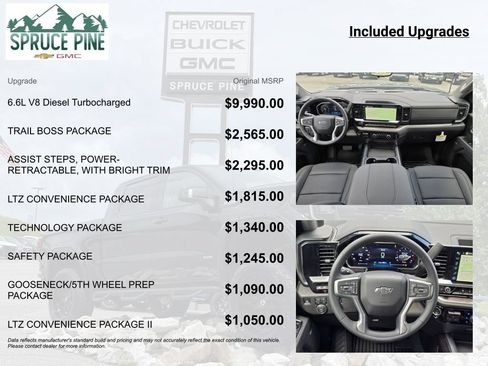 New 2026 Chevrolet Silverado 2500 LTZ w/ Trail Boss Package AWD/4WD image 9