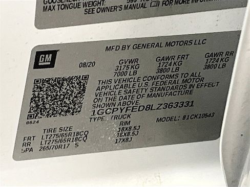 Used 2020 Chevrolet Silverado 1500 LT Trail Boss image 32