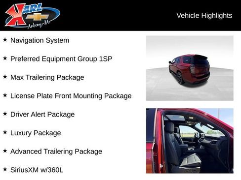 Used 2024 Chevrolet Tahoe RST w/ Luxury Package AWD/4WD image 2