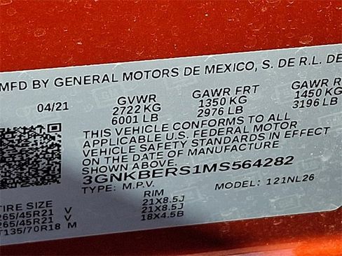 Used 2021 Chevrolet Blazer RS w/ Enhanced Convenience Package image 33