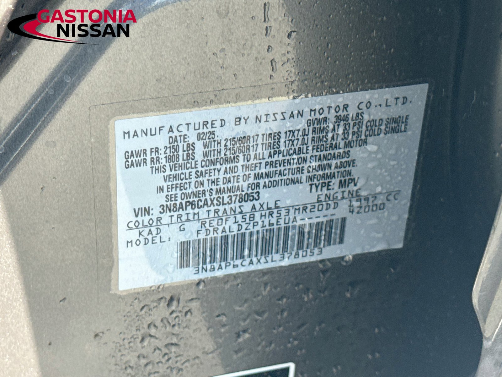 Used 2025 Nissan Kicks SV FWD image 39