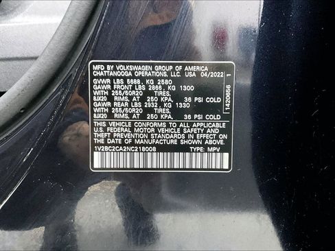 Used 2022 Volkswagen Atlas Cross Sport SEL image 44
