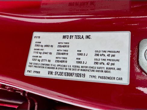 Used 2019 Tesla Model 3 Long Range image 51